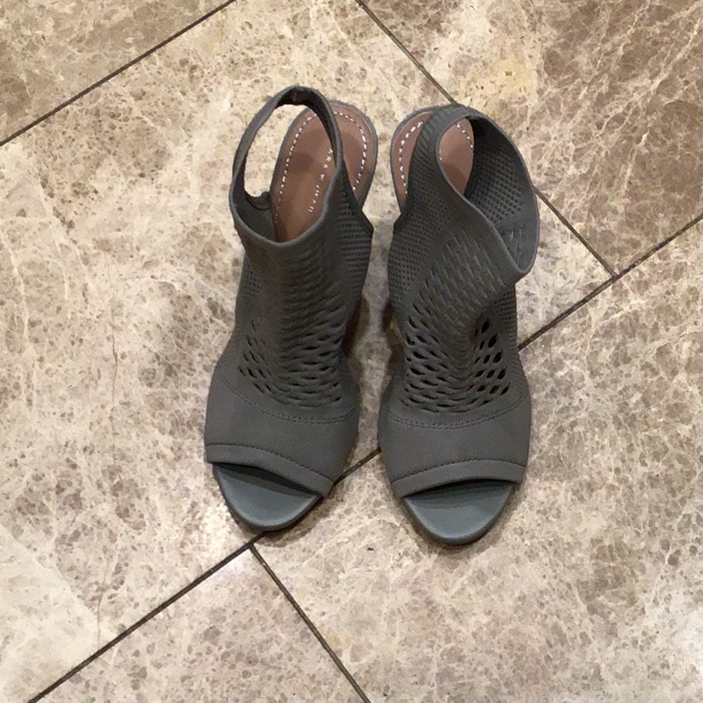 Zara Woman High Heel Open Toe Booties